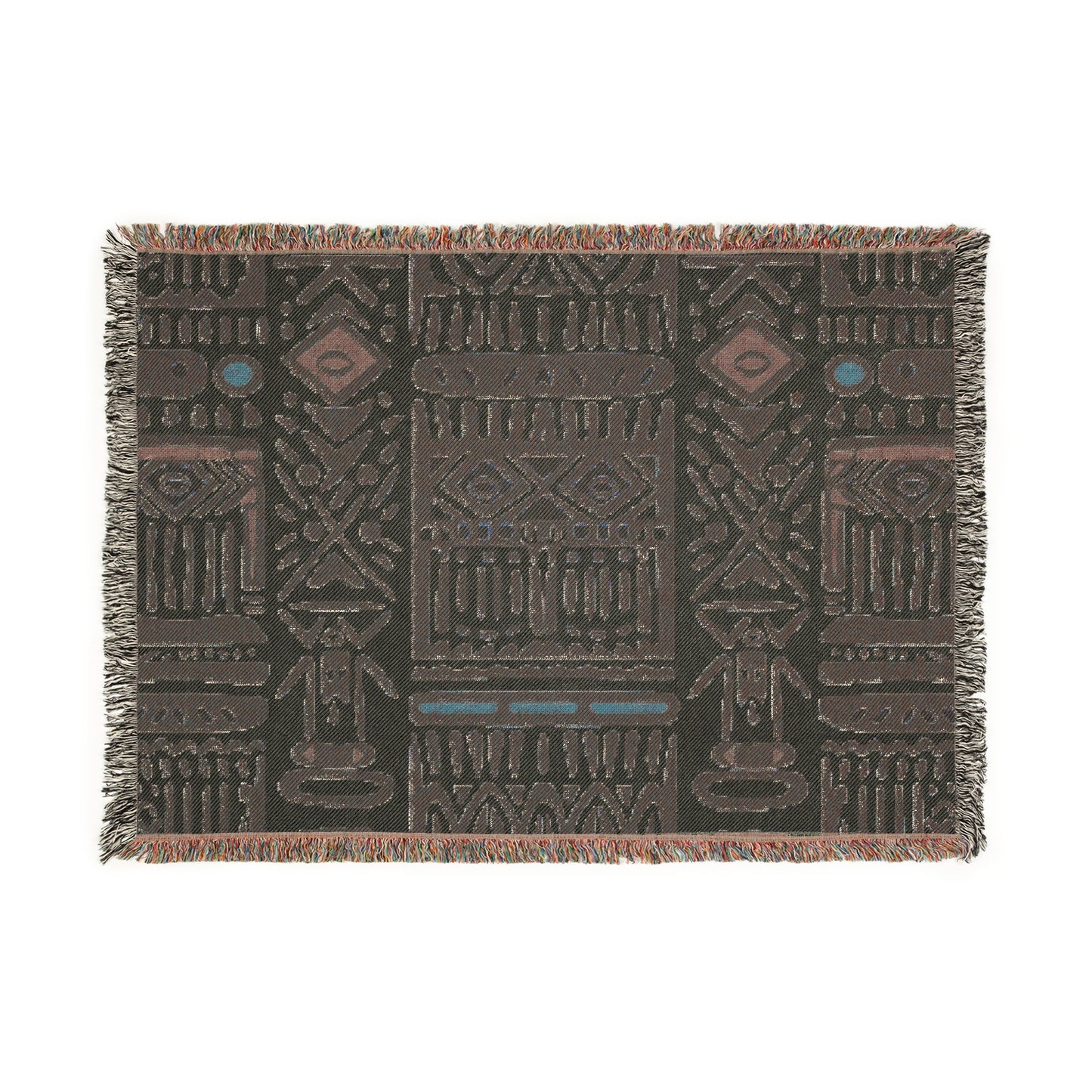 Tribal Tapestry Woven Blanket