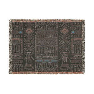 Tribal Tapestry Woven Blanket