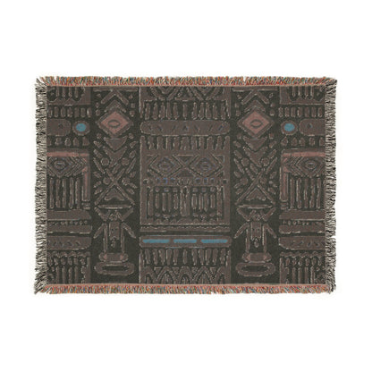 Tribal Tapestry Woven Blanket