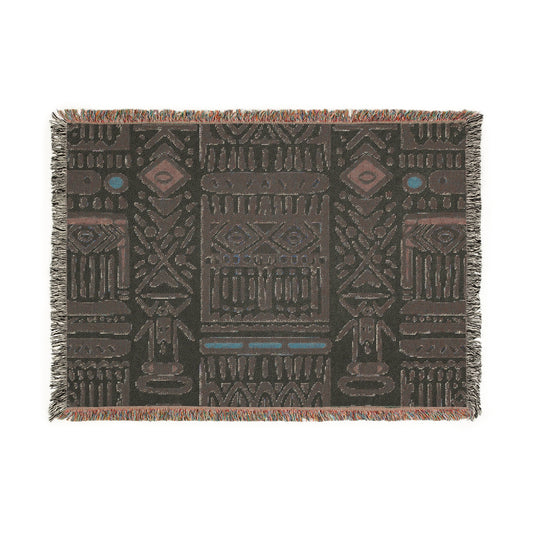 Tribal Tapestry Woven Blanket