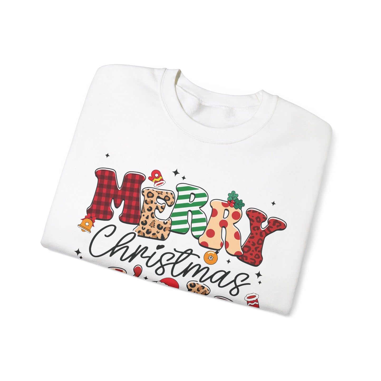Merry Christmas Unisex Heavy Blend™ Crewneck Sweatshirt
