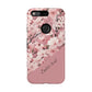 Personalized Cherry Blossom Tough Phone Case — Pink Floral Protective Case for Samsung & Google