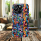 Psychedelic Visions Flexi iPhone and Samsung Case - Colorful Abstract Design.