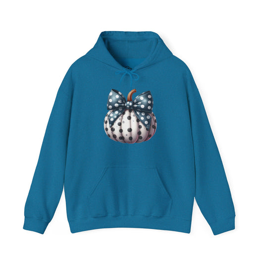 Polka Dot Pumpkin Charm Unisex Heavy Blend™ Hooded Sweatshirt