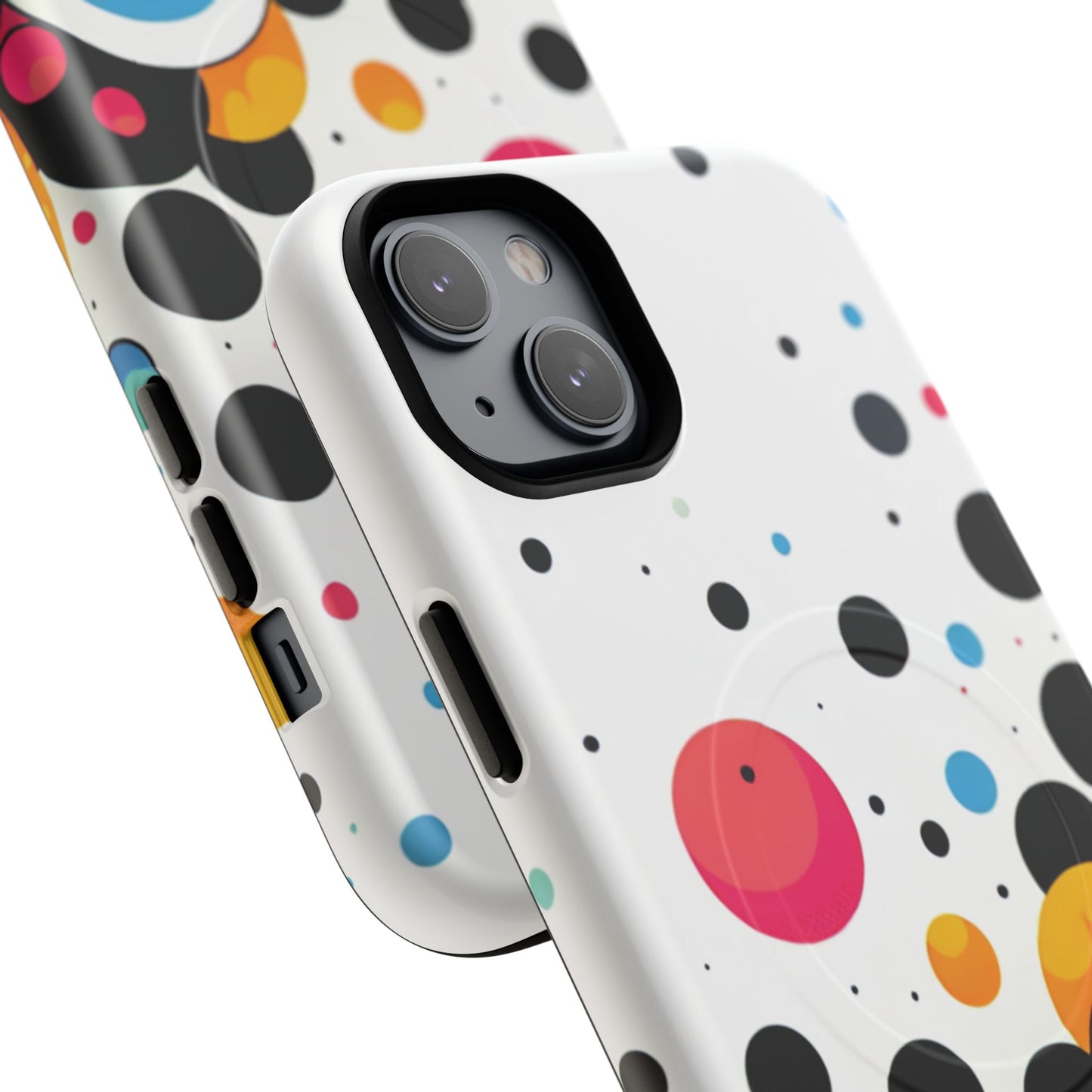 Vibrant Bubble Bloom Galaxy Magnetic iPhone Cases, Artistic Protection for Your Device, Gift for Tech Lovers, Colorful Designs, Unique iPhone Accessories