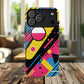 Electric Motion Mix iPhone Cases for Creative Souls | Tough iPhone Magnetic Cases, Stylish Protection, Unique iPhone Accessories, Gift for Art Lovers, Retro Vibes