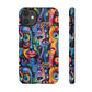 Psychedelic Visions Colorful Art iPhone Case - Tough Cases with Vibrant Abstract Design