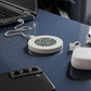 Daisy Delight Floral Design Wireless Charging Pad - Quake Pattern for Home & Office.