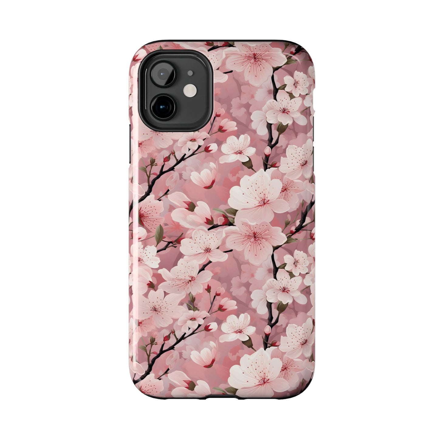 Cherry Blossom iPhone and Samsung Tough Phone Cases