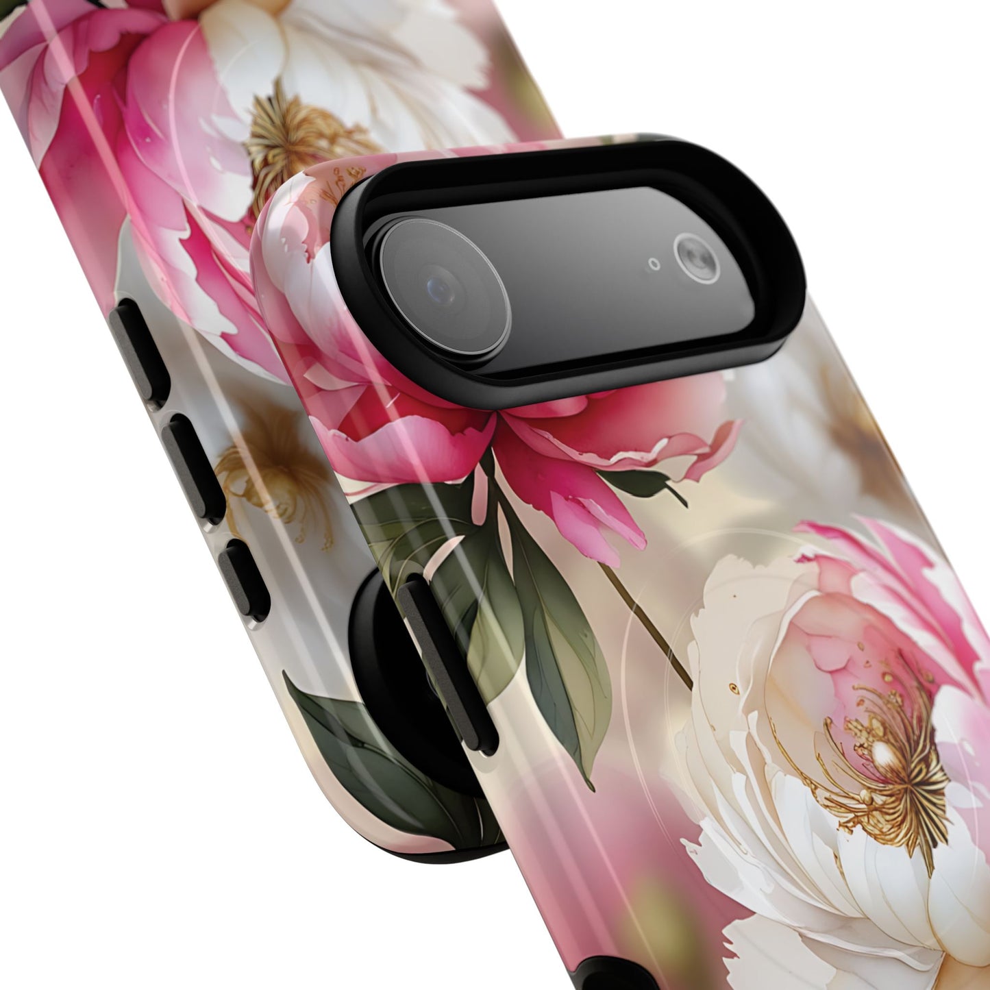 Blooming Petals Tough Magnetic Phone Cases, Elegant Phone Cover, Durable Case for Flower Lovers, Phone Accessories