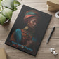 Regal African Elegance, Ethnic Beauty and Elegance Hardcover Notebook with Puffy Covers