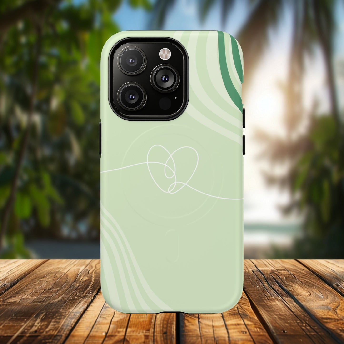 Loving Lines Tough iPhone Magnetic Cases, Eco-Friendly Gift, Birthday Present, iPhone 14, iPhone 15, iPhone 16, Pro, Pro Max, Plus MagSafe Protection Case.