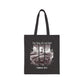 Inspirational Cotton Canvas Tote Bag - 'True Story, He's not Here!' with Matthew 28:6