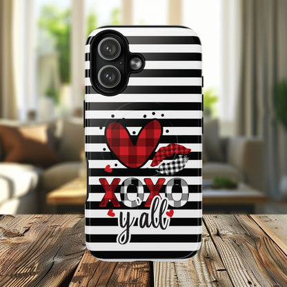 Stylish Tough Magnetic Phone Cases, Trendy Gifts for Her, Holiday Accessories, Floral Design, Cute Phone Protection
