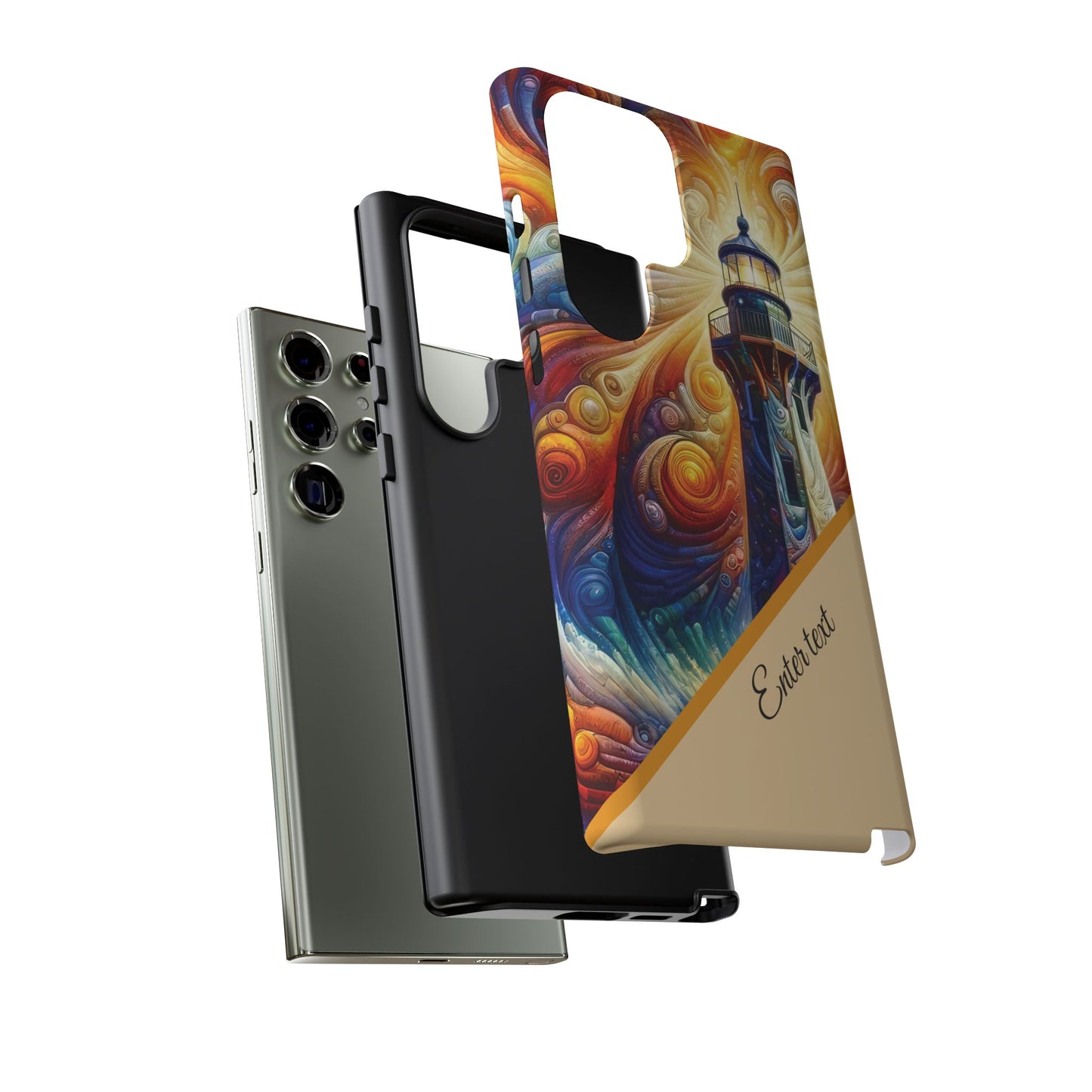 Personalized Cosmic Beacon Tough Samsung and Google Phone Cases