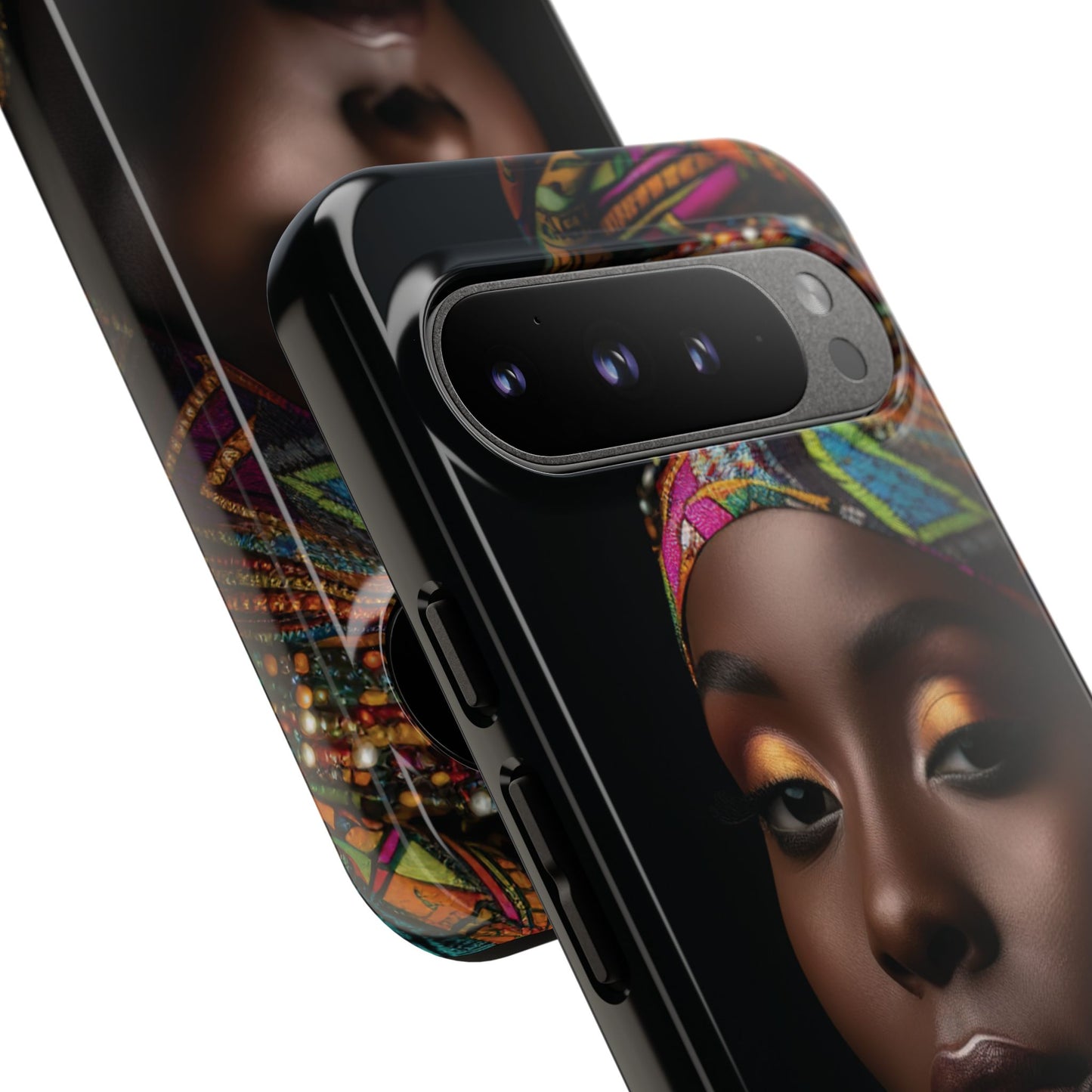 Regal Reflections: African Majesty iPhone, Samsung and Google Tough Phone Cases.