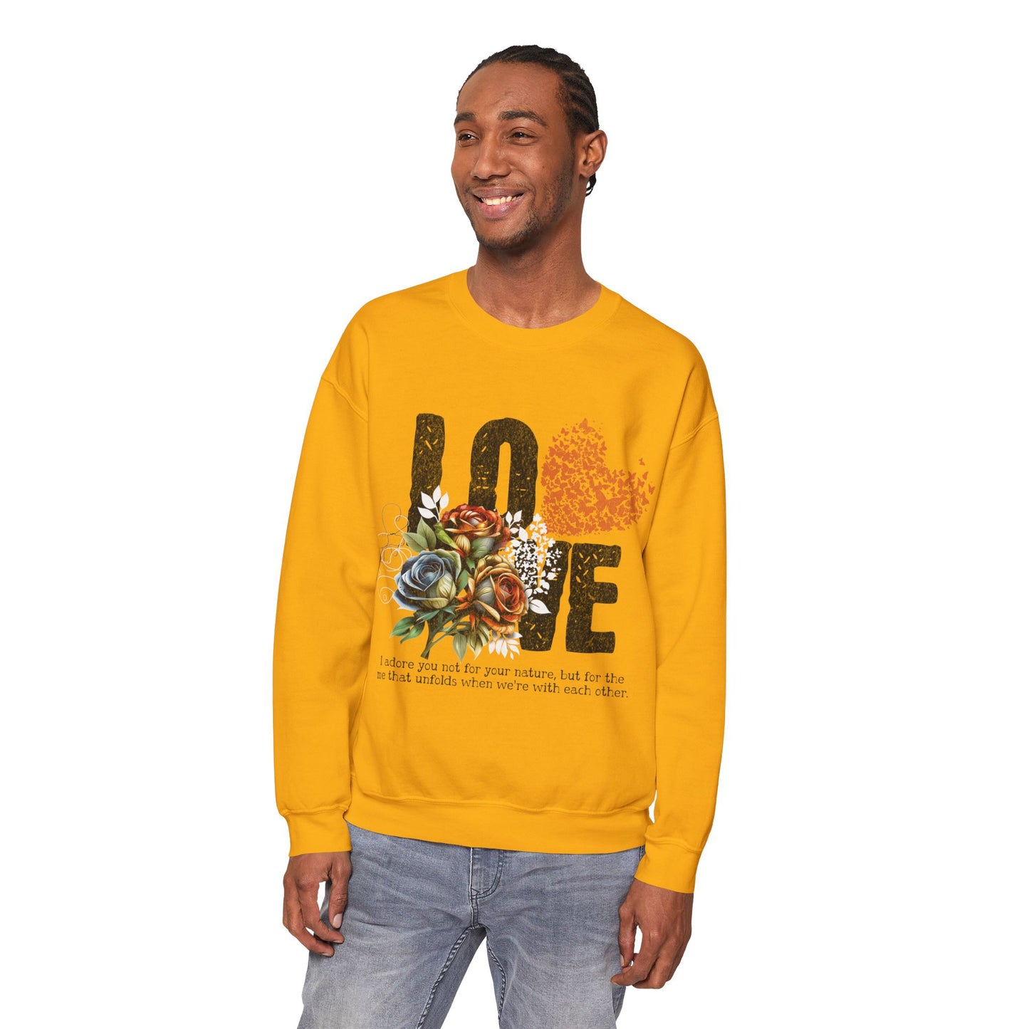LOVE always Valentines Unisex Heavy Blend Crewneck