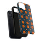Saffron Tile Bloom Vibrant Floral Tough Magnetic iPhone Case, Durable iPhone Cover, Gift for Her, Floral Design, Unique iPhone Protection.