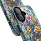 Floral Stained Glass Tough Magnetic Case, Durable Phone Cover, Gift for Nature Lovers, Unique Floral Design, Phone Accessories for All Occasions.