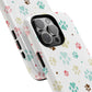 Pet Lover Magnetic iPhone Case - Cute Paw Print Design, Tough Magnetic Cases for Dog and Cat Owners, Gift for Animal Lovers