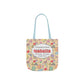 Personalized Doodle Daydream Composition Book Inspired Canvas Tote Bag with Colorful Straps, Cute School Bag, Eco-Friendly Tote, Back to School Shopping Bag, Teacher Gift Idea