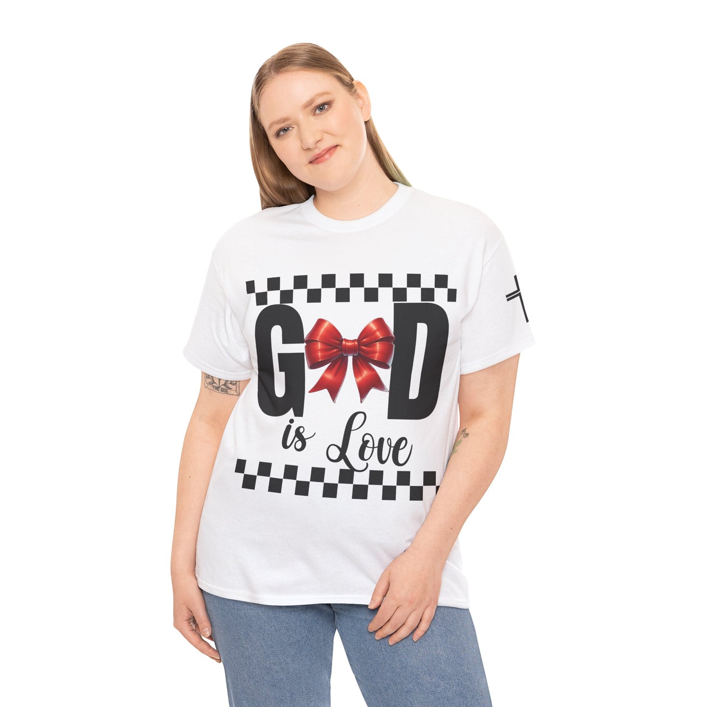 GOD is LOVE Charm Unisex Heavy Cotton Tee.