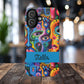 Psychedelic Visions Vibrant Samsung, iPhone and Google Pixel Phone Cases - Colorful Artistic Design