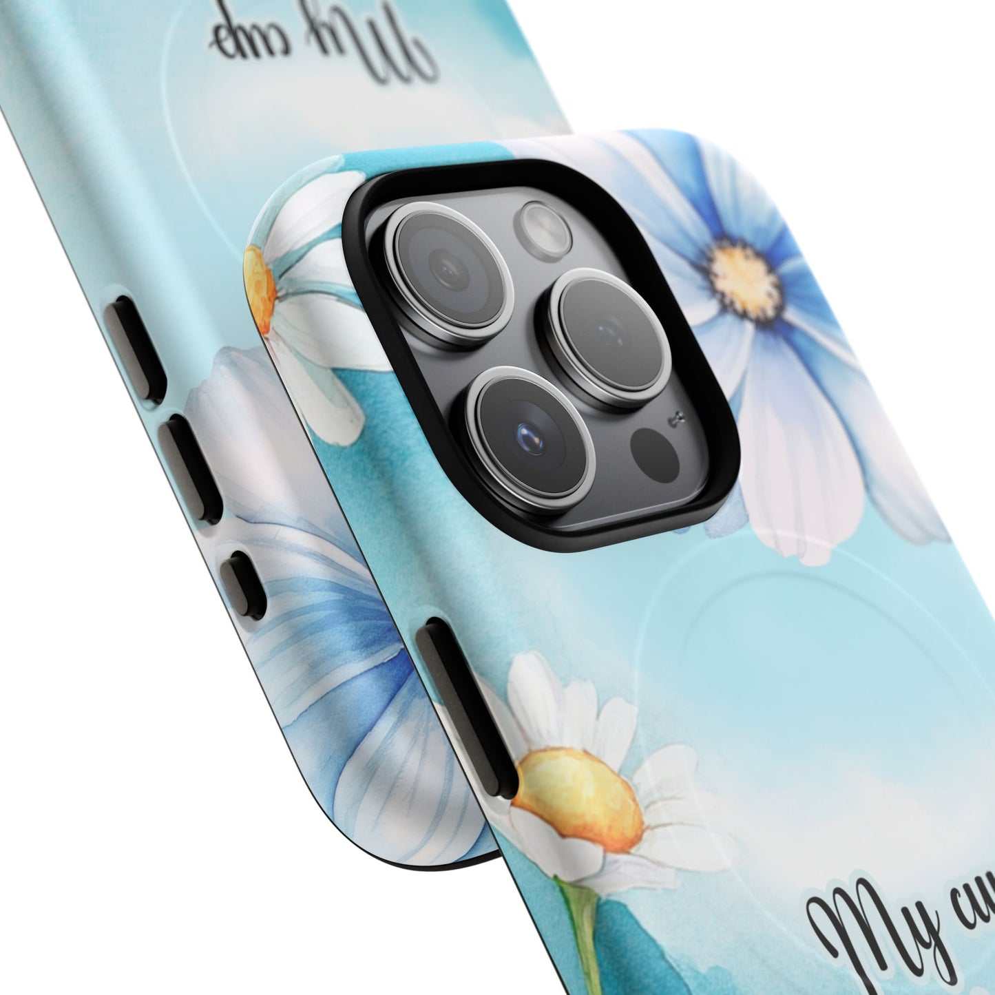 My Cup Overflows Psalm 23:5 | Inspirational Gift, Tough iPhone Magnetic Case | Scripture, Bible Verse, MagSafe® iPhone® Tough Case, iPhone 14, iPhone 15, iPhone 16, Pro, Pro Max, Plus,