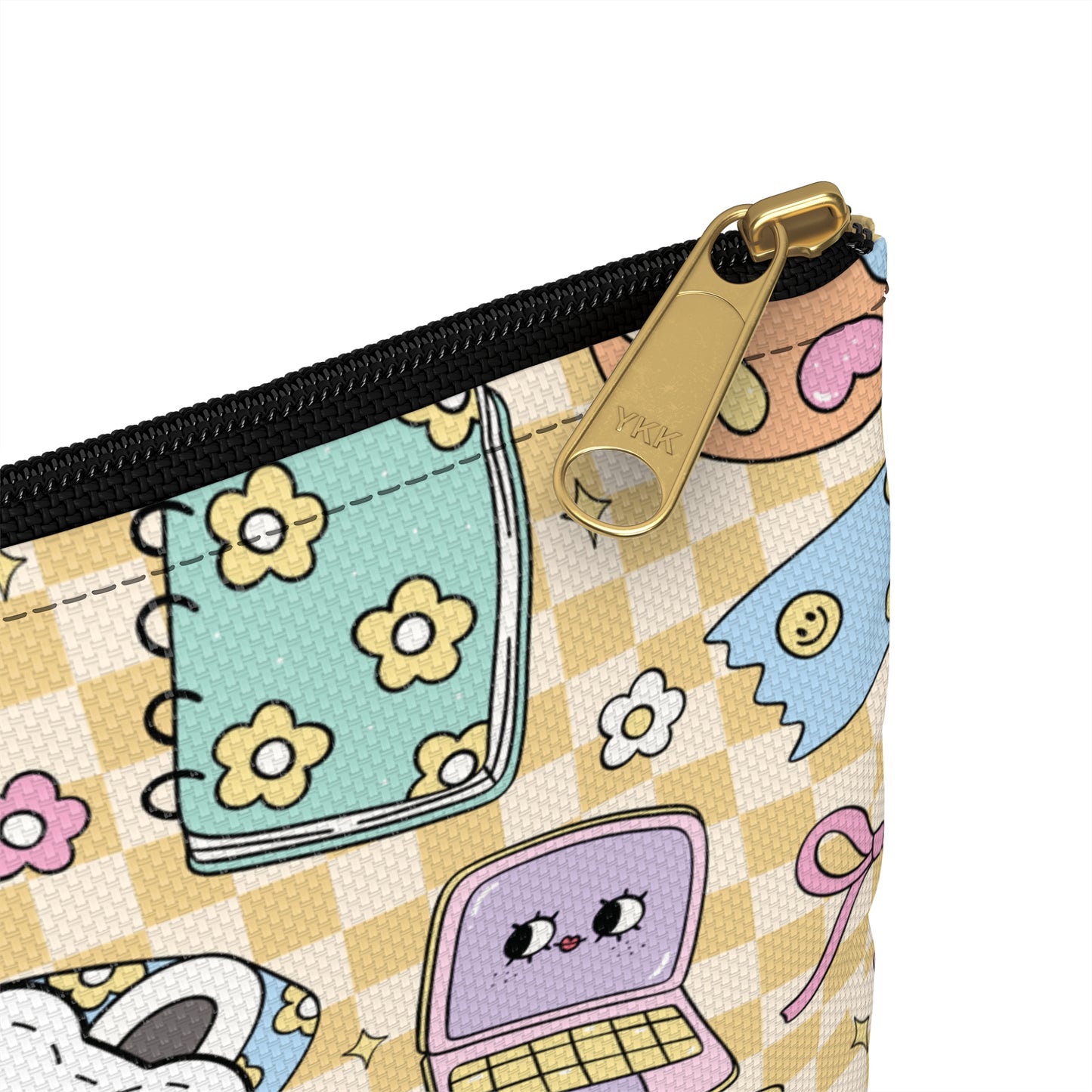 Personalized Doodle Daydream Composition Book Inspired Accessory Pouch, Kids School Supplies, Classroom Organizer, Teacher Gift, Fun Stationery Case, Back to School