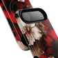Crimson Noir Tough iPhone Magnetic Cases, Tough iPhone Protector, Stylish Floral Design, Gift for Her, Floral Accessories