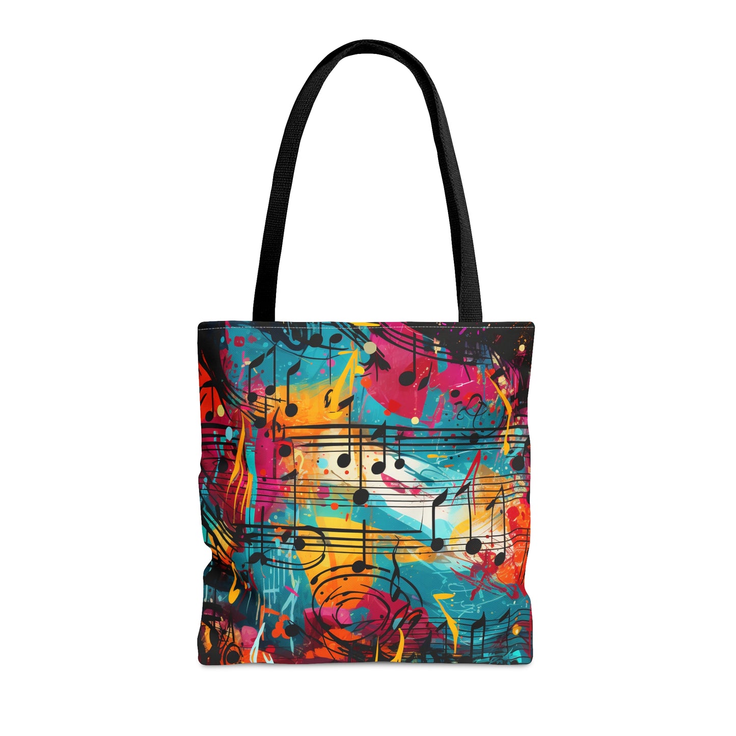 Melodic Muse: Urban Symphony Tote Bag