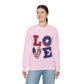 Patriotic LOVE Unisex Heavy Blend™ Crewneck Sweatshirt