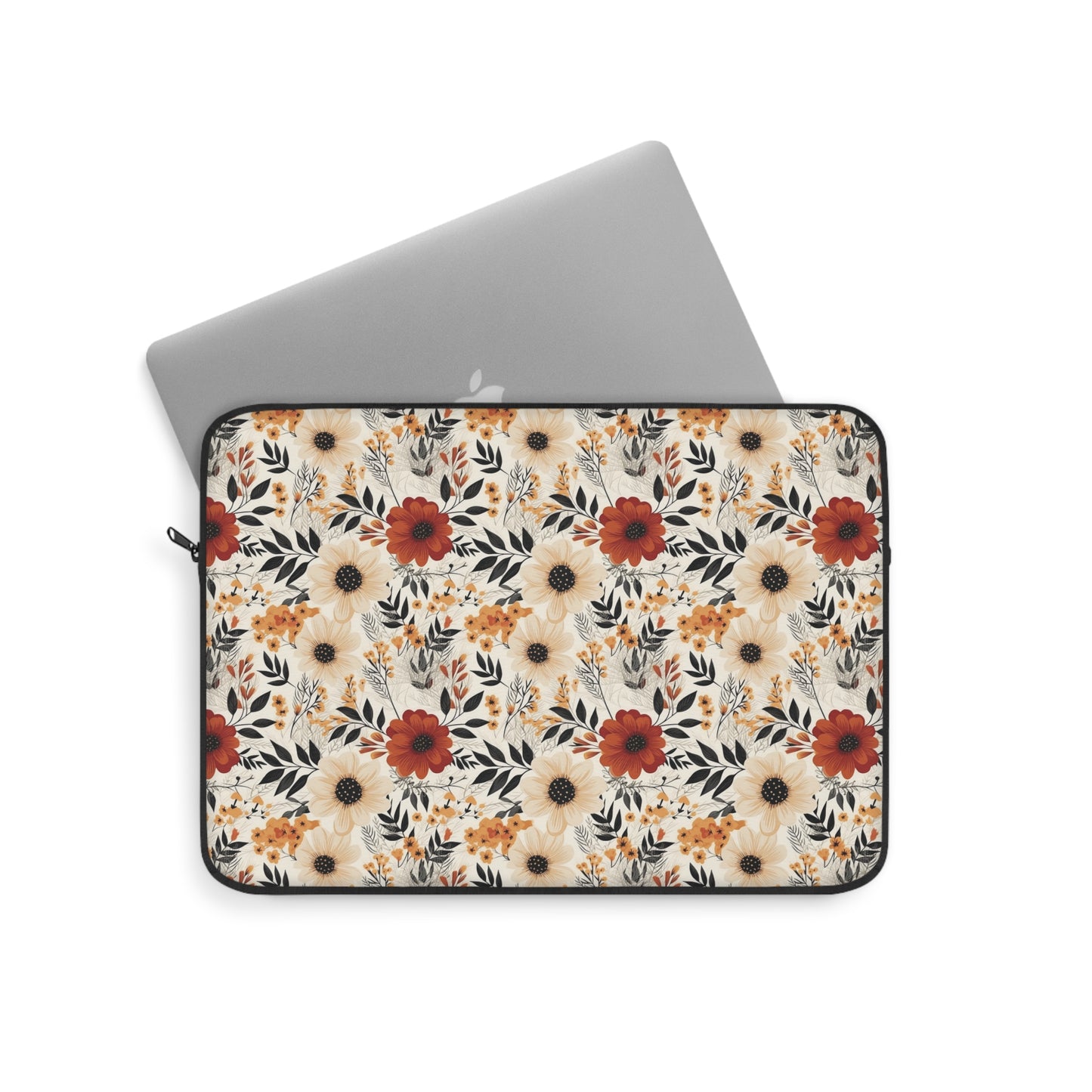 Boho Chic Floral Laptop Sleeve