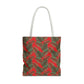 Red Tropical Bliss Tote Bag