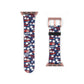 Patriotic Waves - Red, White & Blue Stars | USA Flag Design