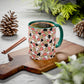 Heart Patterned Coffee Mug - Colorful Love Design, Perfect for Gifts & Celebrations