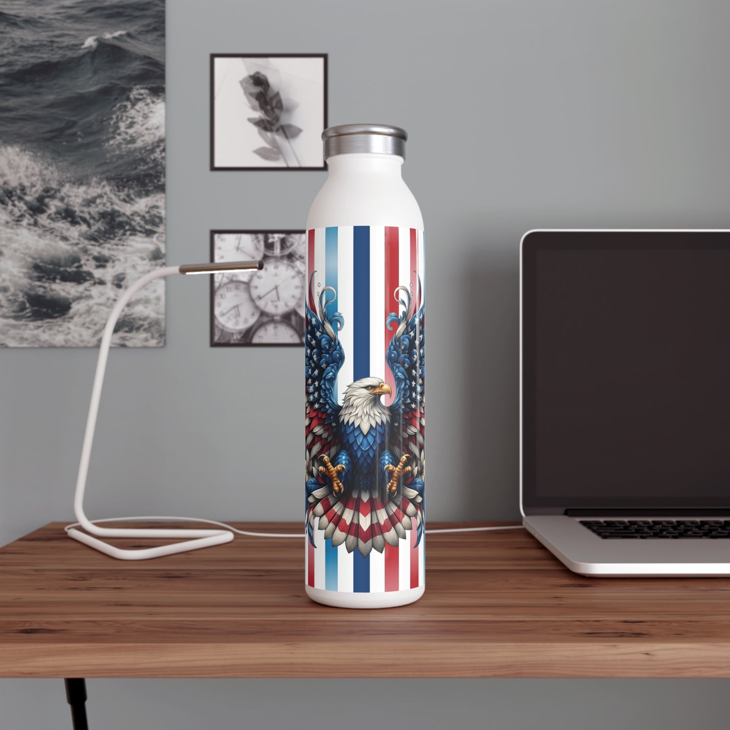 Patriotic Pride Slim Water Bottle