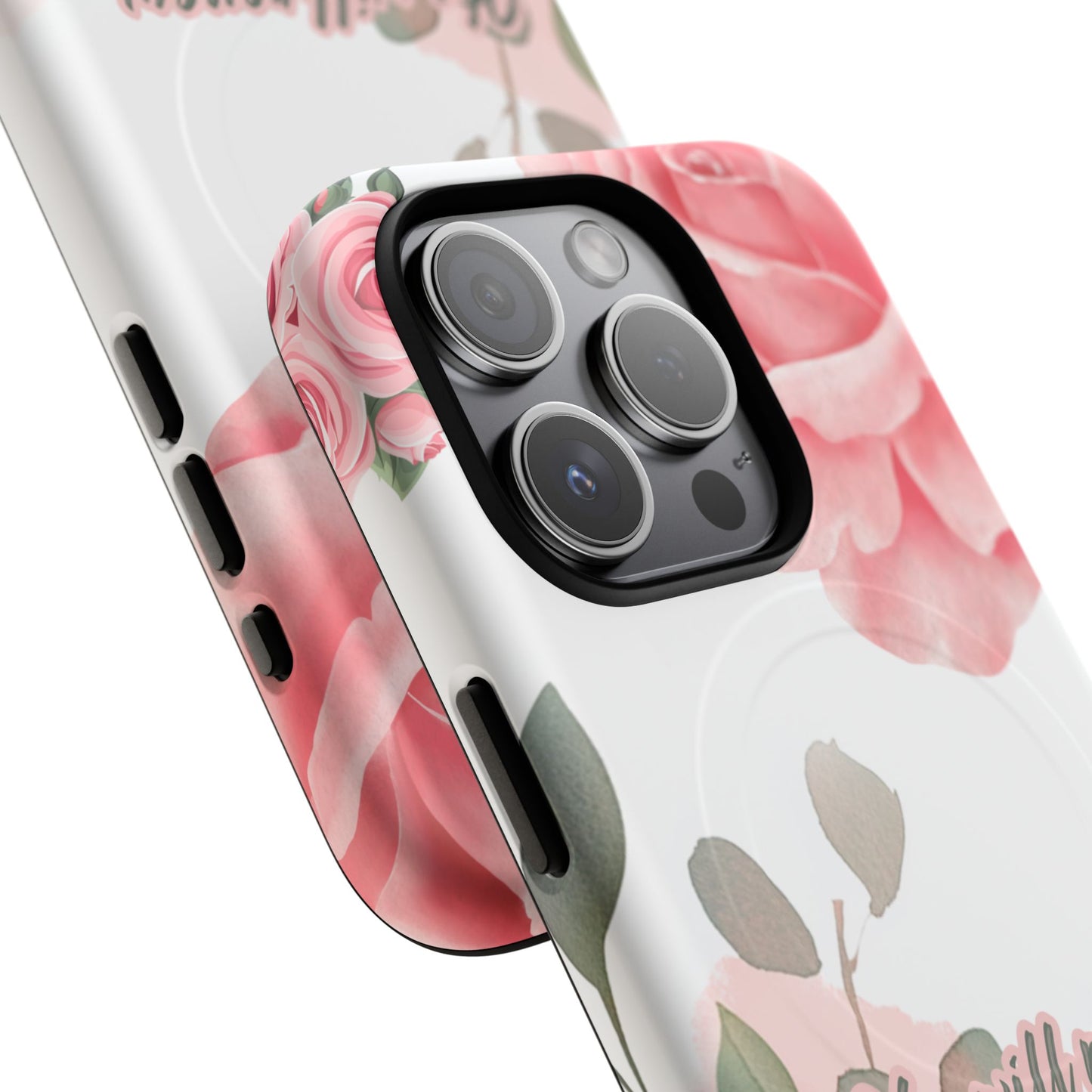 You will Renew your Strength Isaiah 40:11, Inspirational Gift, Tough iPhone Magnetic Case Scripture, Floral Bible Verse, MagSafe® iPhone®, iPhone 14, iPhone 15, iPhone 16, Pro, Pro Max, Plus.