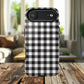 Black and White Gingham Phone Case, Tough Magnetic Cases, Stylish Phone Cover, Gift for Her, Trendy Phone Accessory, Checkered Print