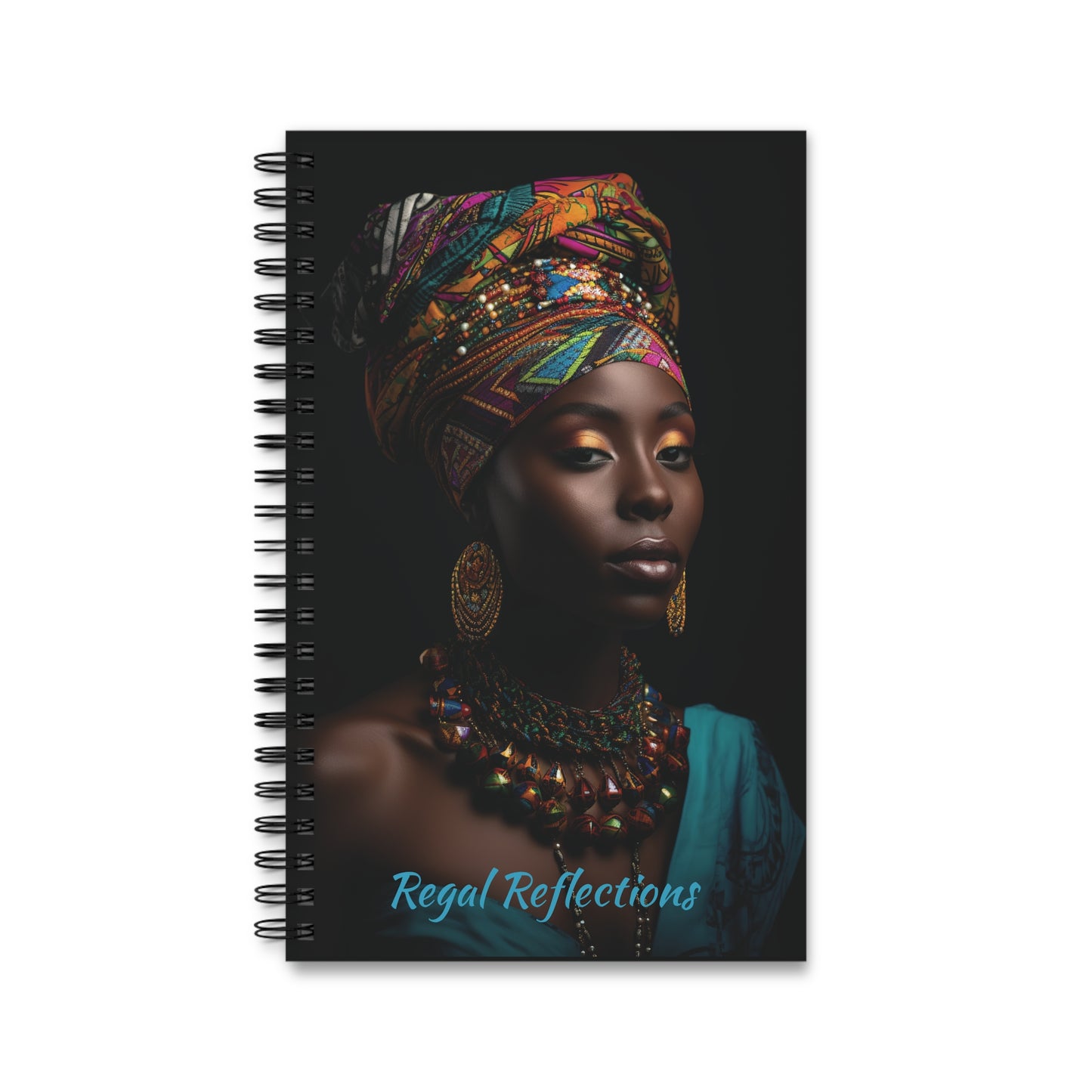 Regal Reflections: African Majesty Spiral Journal (EU)