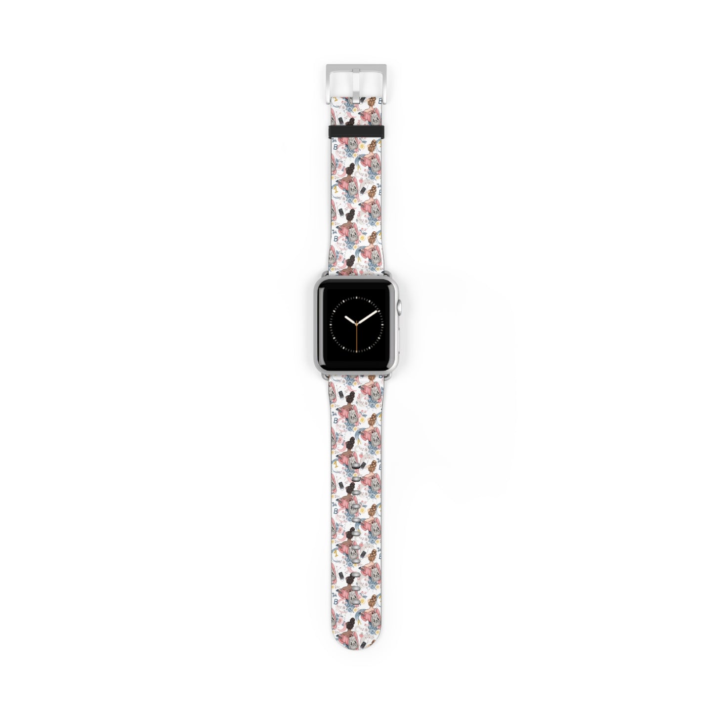Study Chic Floral Watch Band | Stylish Accessory for Everyday Wear & Gifts.