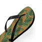 Brown Tropical Bliss Flip Flops