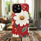 Floral Fusion Tough Magnetic Phone Case | Flower Design, Durable Protective Cover, Gift for Her, Spring Style, Unique Phone Accessory.