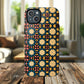 Celestial Spice Tiling Colorful Tough Magnetic iPhone Case, Unique iPhone Cover, Artistic Mobile Shell, Durable Design Accessory, Trendy Gift Idea, MagSafe® iPhone Case.