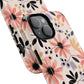 Stylish Soft Petal Noir iPhone Case, Floral iPhone Accessory for Her, Tough iPhone Magnetic Cases, Trendy iPhone Cover, Gift for Friends, Summer Vibes