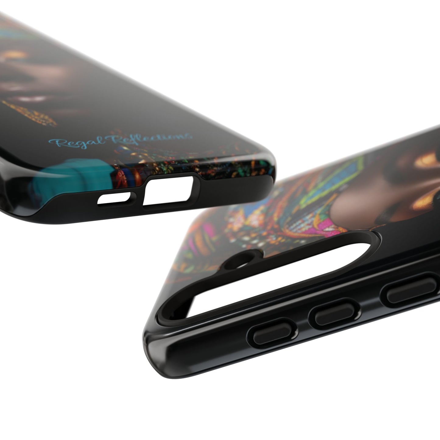 Regal Reflections: African Majesty iPhone, Samsung and Google Tough Phone Cases.