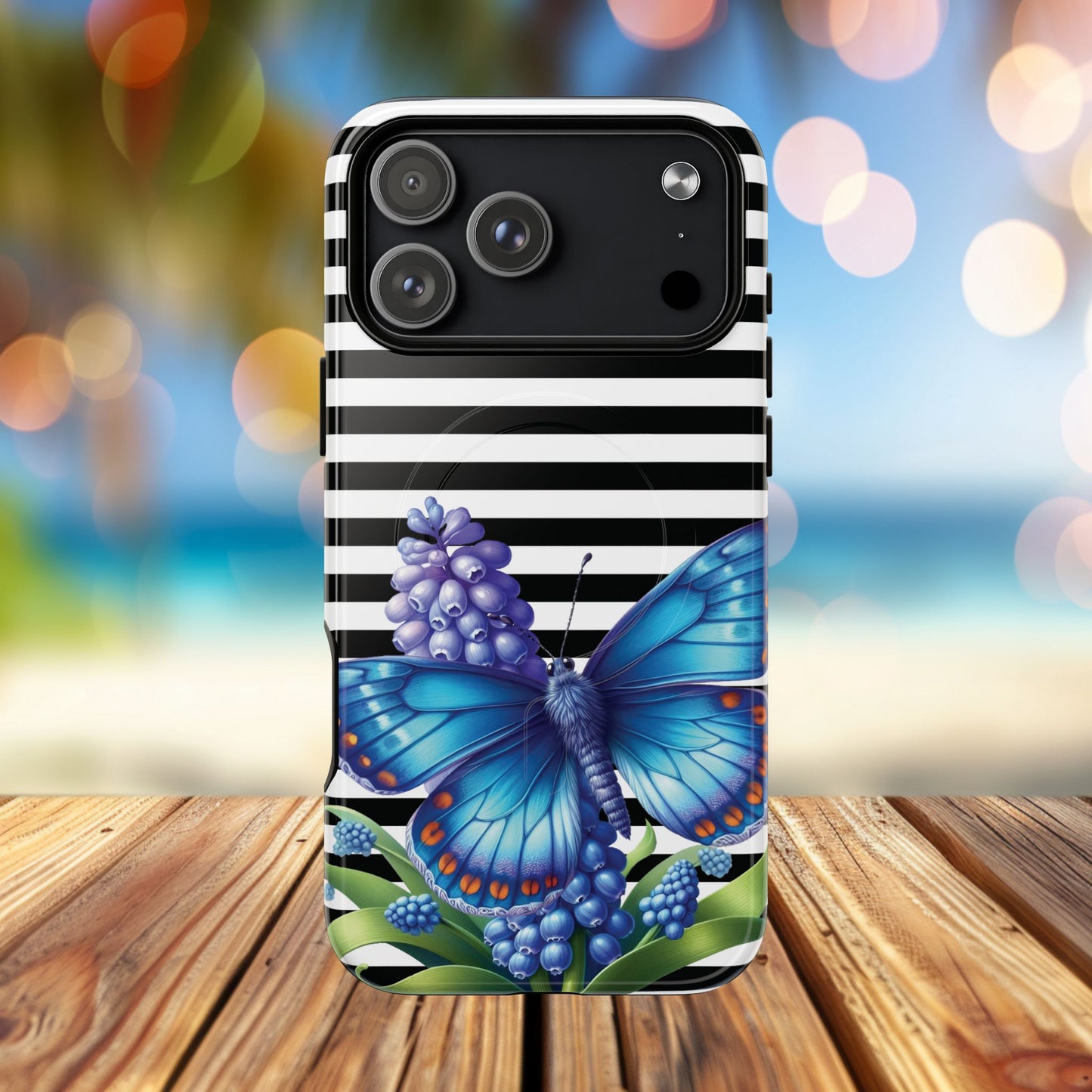 Midnight Bloom Tough iPhone Magnetic Cases - Floral, Stylish iPhone Cover, Gift for Her, Custom Mobile Case, Trendy iPhone Accessories