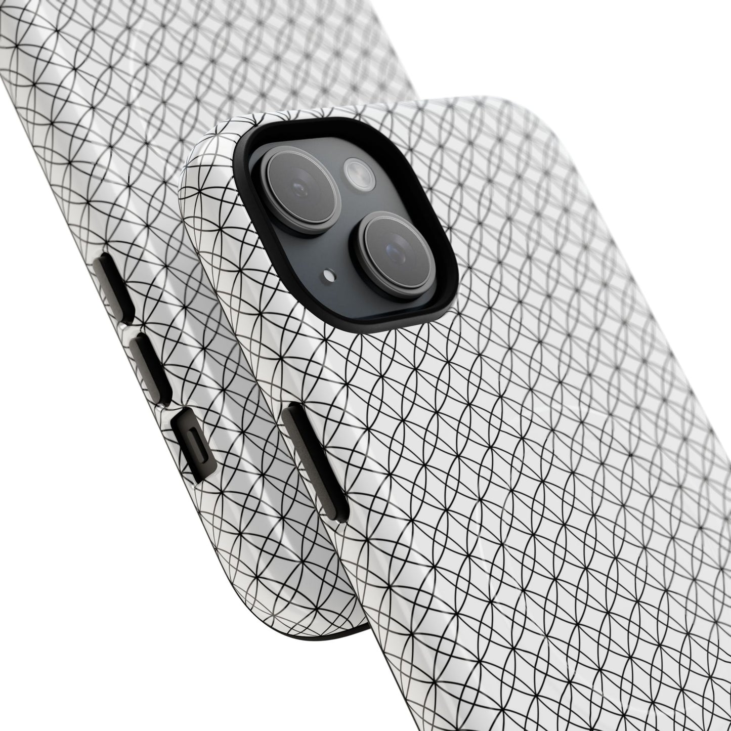 Personalized Geometric Phone Case, Stylish Tough Magnetic Cases, Unique Protection, Trendy Gift for Tech Lovers, Modern Mobile Accessory