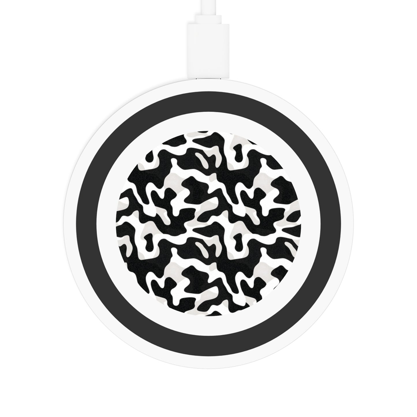 Urban Camo Stylish Wireless Charging Pad - Modern Camo Design
