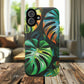 Tropical Leaf Phone Case | Tough Magnetic Cases, iPhone Accessories, Gift for Him/Her, Phone Protection, Summer Style, Trendy Design